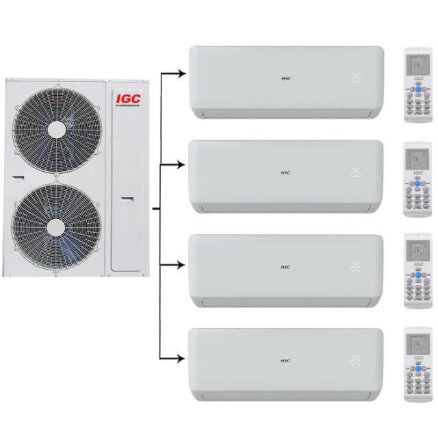 Мульти сплит система на 4 комнаты IGC RAM4-X36UNH/RAK-X09NH*4шт — изображение 4