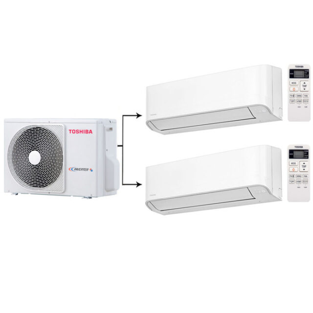 Мульти сплит-система на 2 комнаты Toshiba RAS- 2M18U2AVG-E/RAS-B07J2KVG-E*2шт — изображение 5