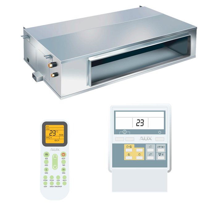Канальный кондиционер AUX AL-H18/4R1(U)/ALMD-H18/4R1 — изображение 3