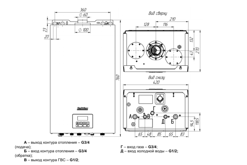 Настенный газовый котел BaltGaz Turbo Е 11 — изображение 5