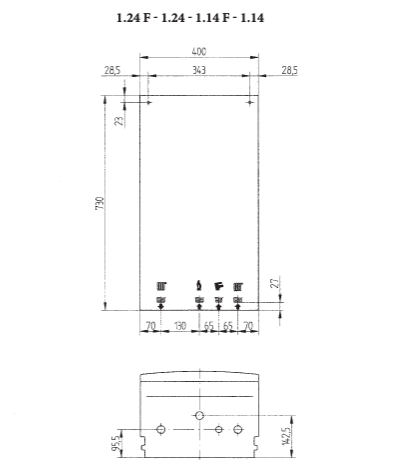 Настенный газовый котел Baxi ECOFOUR 1.14 F — изображение 5