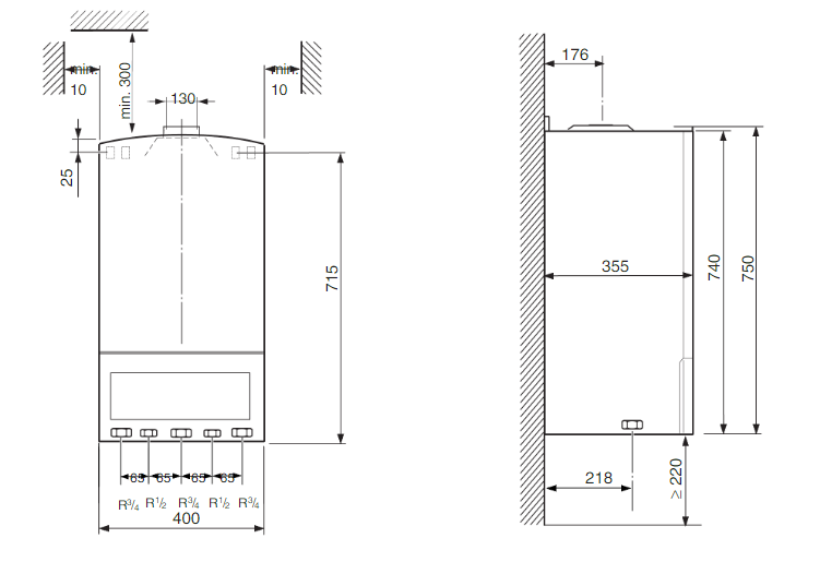 Настенный газовый котел Bosch ZSA 24 - 2 K — изображение 3