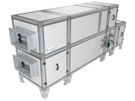 Приточно-вытяжная вентиляционная установка Breezart 2000 Aqua RP F PB AC