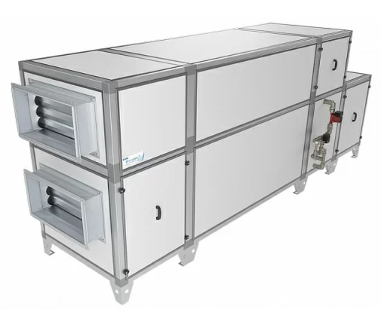 Приточно-вытяжная вентиляционная установка Breezart 8000 Aqua RP W PB AC