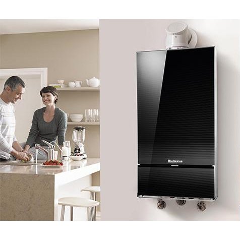 Настенный газовый котел Buderus Logamax plus GB172-42 i H (черный) — изображение 3