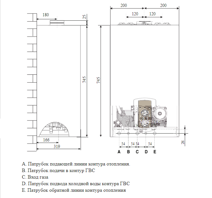 Настенный газовый котел Chaffoteaux PIGMA ADVANCE 30 — изображение 4
