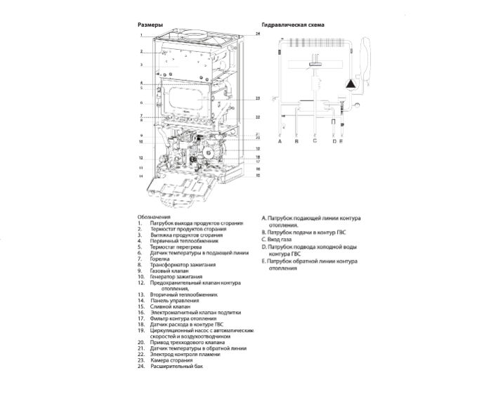 Настенный газовый котел Chaffoteaux PIGMA ADVANCE 35 — изображение 3