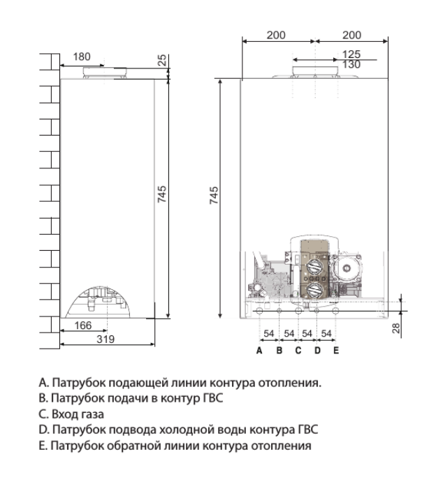 Настенный газовый котел Chaffoteaux PIGMA ADVANCE 35 — изображение 4