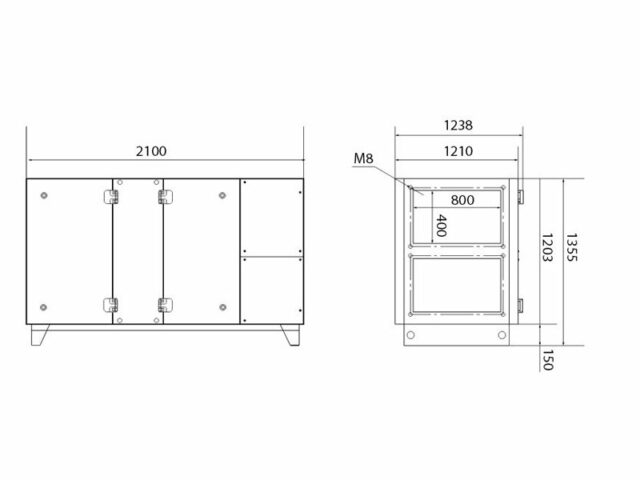 Приточно-вытяжная вентиляционная установка Dimmax Skyron RG 20W — изображение 2