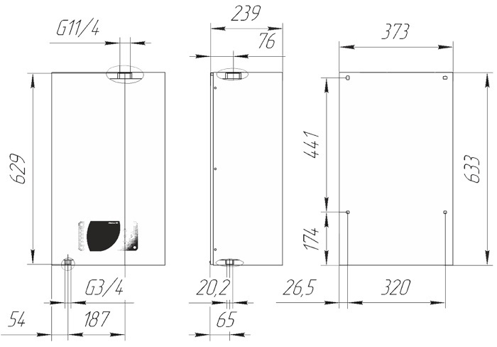 Электрический котел Эван WARMOS –RX-II 7,5 / 220 (12437) — изображение 5
