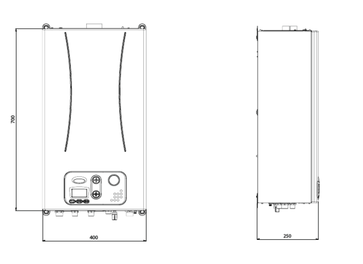 Настенный газовый котел 28 кВт Fondital ANTEA KRB 28 — изображение 5
