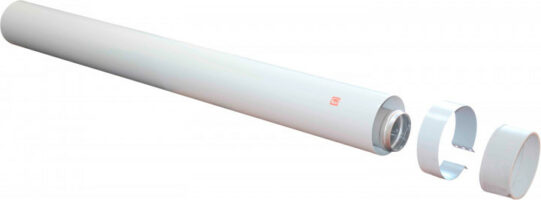 Коаксиальный дымоход Fondital 100/60 мм 1м