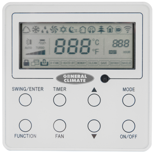 Кассетный кондиционер General Climate GC/GU-4C48HRF — изображение 3