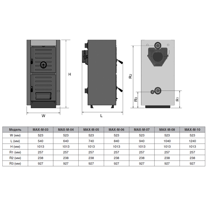 Твердотопливный котел Kentatsu MAX-M-10 — изображение 2
