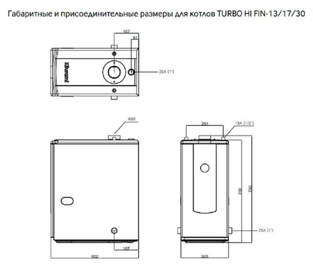 Дизельный котел 25 кВт Kiturami TURBO HI FIN -21R (24.4) кВт — изображение 5