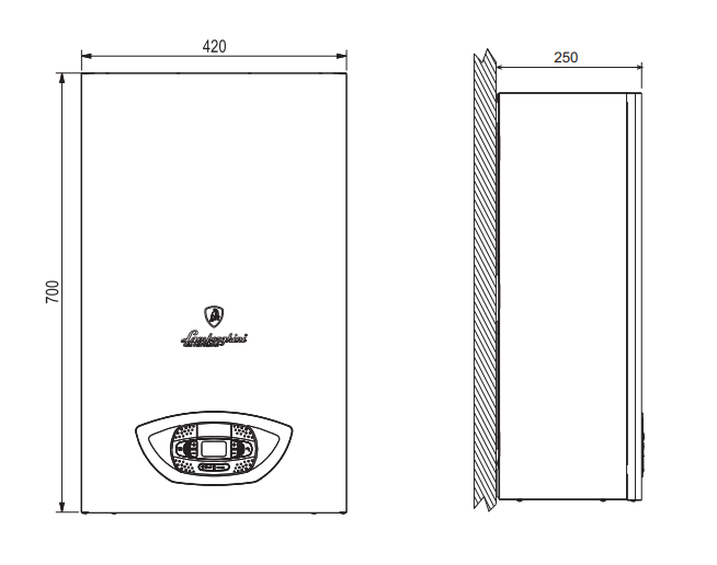 Настенный газовый котел Lamborghini iXINOX 24 C — изображение 5