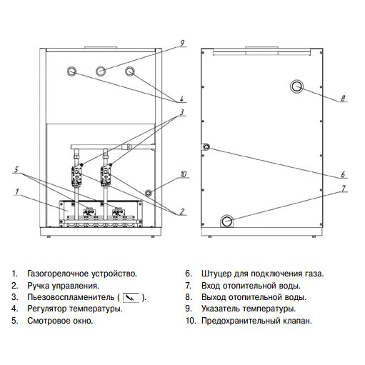 Напольный газовый котел 60 кВт Лемакс Премиум 70 (100441) — изображение 2