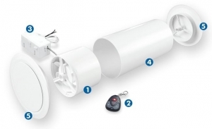 Бытовая приточно-вытяжная вентиляционная установка Marley Heiz-Spar-Set — изображение 2