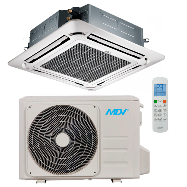 Кассетный кондиционер Mdv MDCA4-12HRN1/MDOU-12HN1-L — изображение 3
