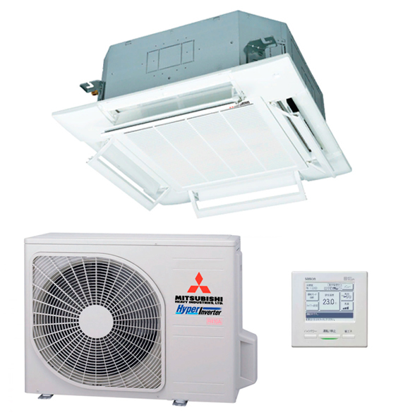 Кассетная инверторная сплит-система Mitsubishi Heavy FDT60VH/SRC60ZSX-W1 — изображение 3