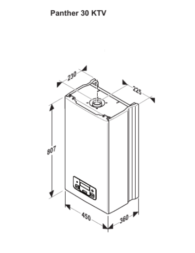 Настенный газовый котел 32 кВт Protherm Пантера 30 KTV (0010015246) — изображение 3