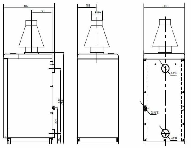 Напольный газовый котел Protherm Волк 12 KSO (0010020009) — изображение 3