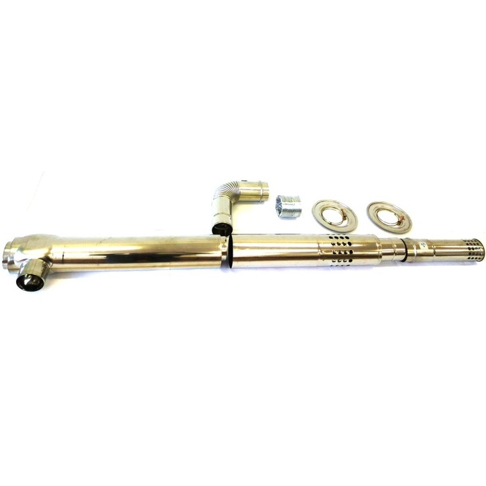 Удлиняющийся коаксиальный дымоход Rinnai SLIDE SPEA L-type | 1000 мм | EMF | RMF