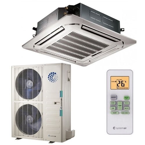 Кассетный кондиционер Systemair SYSPLIT CASSETTE 48 HP R — изображение 3