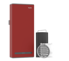 Бытовая приточно-вытяжная вентиляционная установка Vakio BASE SMART Алое пламя