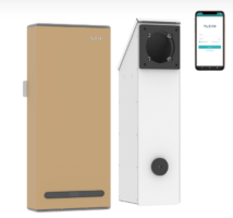 Бытовая приточно-вытяжная вентиляционная установка Vakio WINDOW SMART Бежевое сияние