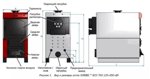 Твердотопливный котел Wirbel EKO-TKS 500 — изображение 3