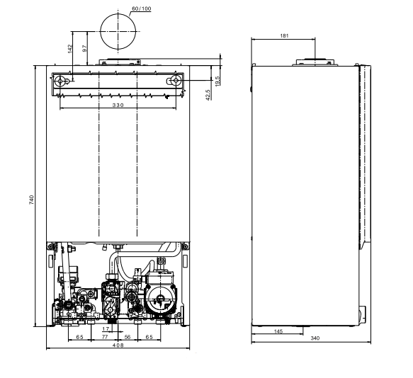 Настенный газовый котел 28 кВт Wolf CGG-3K-28 (28,0 кВт) — изображение 4