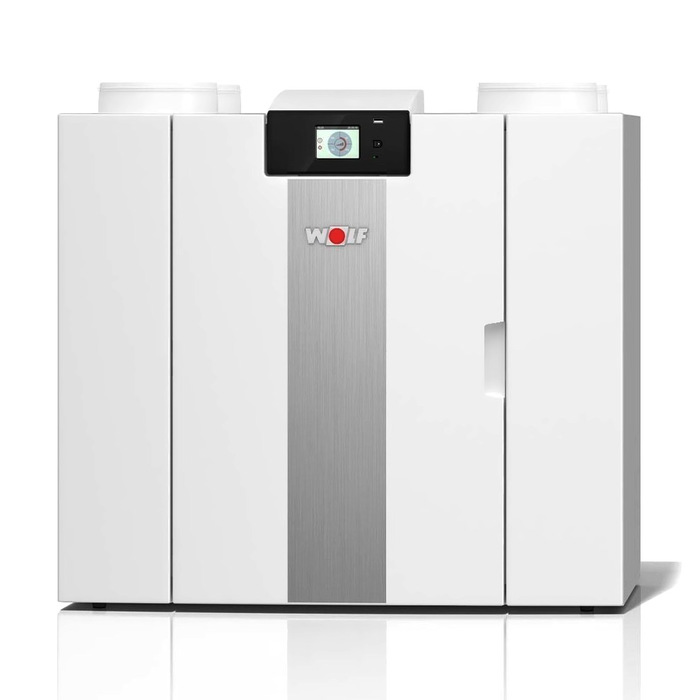 Приточно-вытяжная вентиляционная установка 500 Wolf CWL-2-325 Тип 4/0 R с преднагревателем и теплообменником