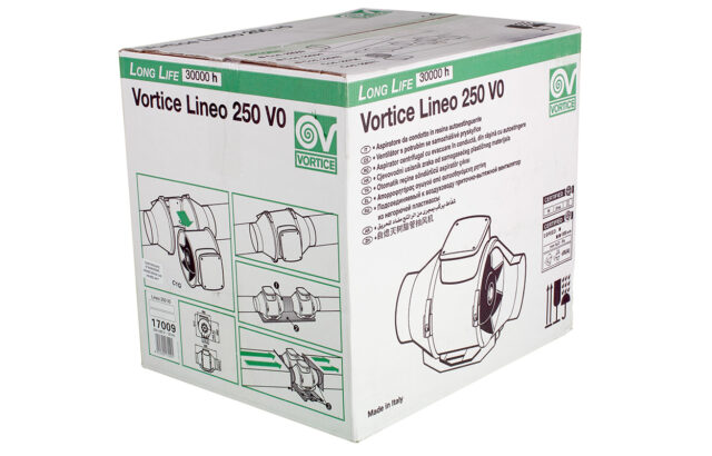 Канальный круглый вентилятор Vortice LINEO 250 V0 — изображение 15