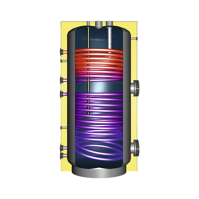 Бойлеры косвенного нагрева Hansa Habbs 300-500 (2-т/обменника) 300л — изображение 2
