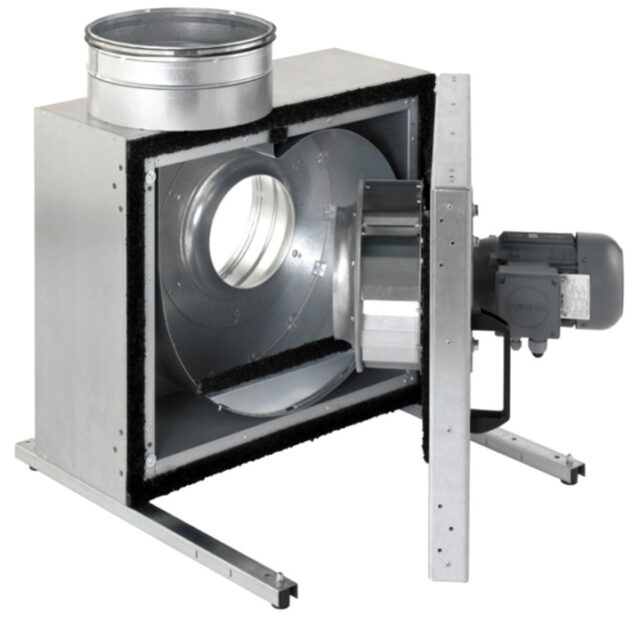 Жаростойкий кухонный вентилятор Systemair KBT 225D4 Thermo fan IE2