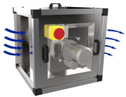 Жаростойкий кухонный вентилятор Systemair MUB/T-S 042 400DV