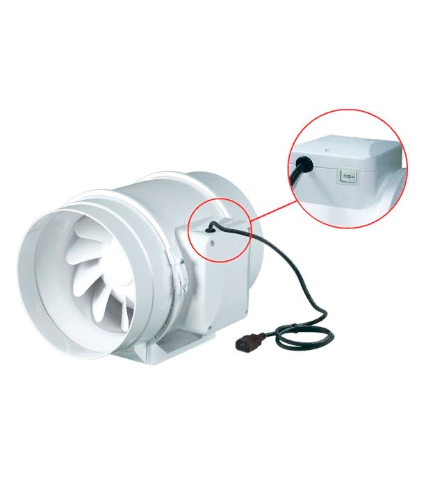 Канальный круглый вентилятор Vents ТТ 160 Т — изображение 2