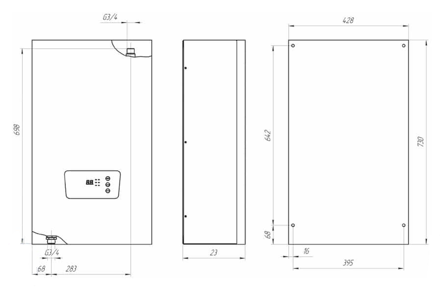 Электрический котел Эван Novator 4 (220/380) — изображение 3