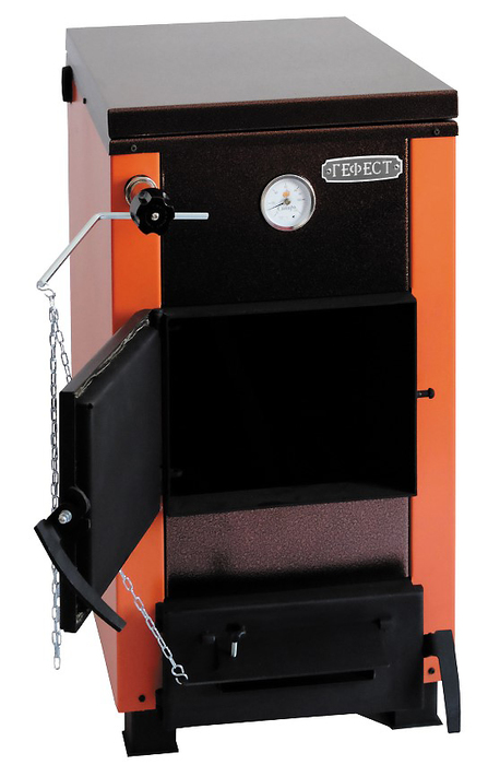Твердотопливный котел GEFEST КВО 15 ТЭ (подкл. слева/справа) — изображение 2