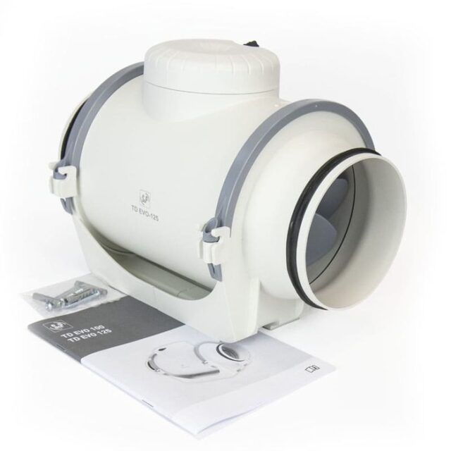 Канальный круглый вентилятор Soler & Palau TD EVO-125 VAR (220-240V 50/60HZ) RE — изображение 6