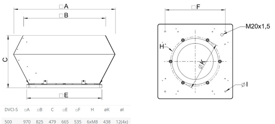 Крышный вентилятор Systemair DVCI 500D-S EC — изображение 2