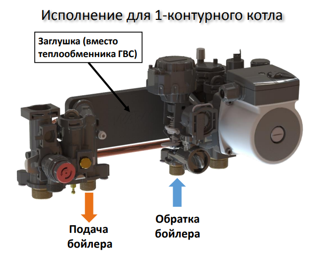 Настенный газовый котел WARM AUROS KA11124 — изображение 3