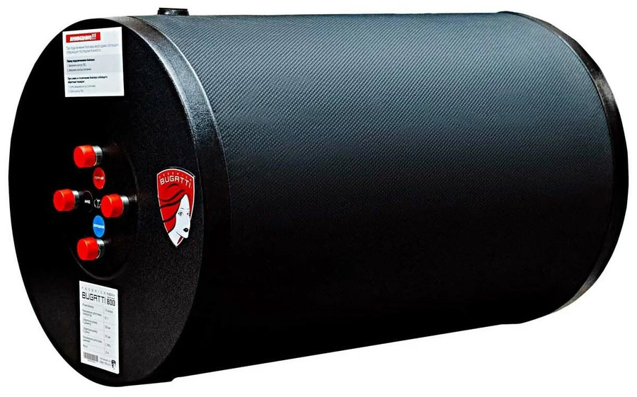 Бойлер косвенного нагрева Federica Bugatti INOX 800 (Н) горизонт. — изображение 2