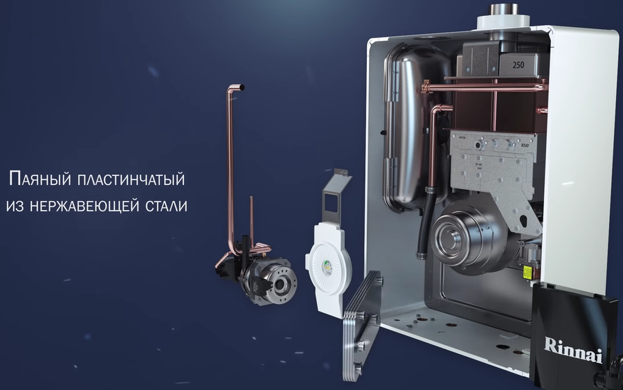 Настенный газовый котел Rinnai BR-UE36+WIFI — изображение 5