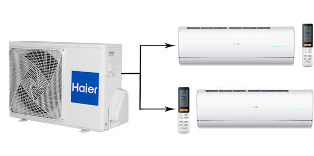 Мульти сплит система на 2 комнаты Haier 2U50S2SM1FA-3/AS25S2SJ1FA-W/AS50S2SJ1FA-W — изображение 4