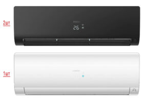 Мульти сплит система на 3 комнаты Haier 3U70S2SR5FA/AS25S2SF2FA-W/AS25S2SF2FA-B*2шт