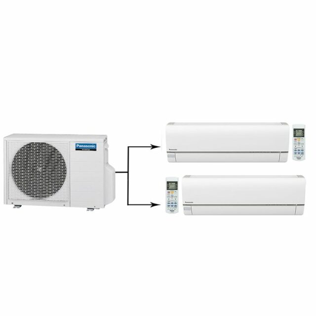 Мульти сплит система на 2 комнаты Panasonic CU-2E18PBD/CS-E9RKDW*2шт — изображение 4