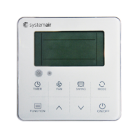 Проводной пульт управления для фэнкойлов типа FCC/FCS, FWM Systemair SYS XK05A