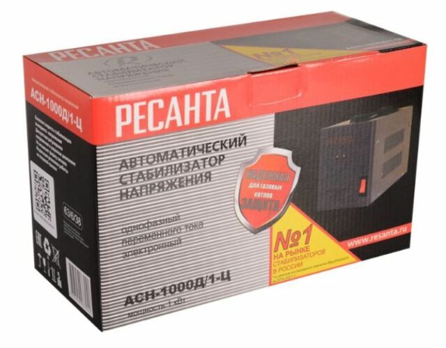 Стабилизатор напряжения Ресанта АСН-1000Д/1-Ц — изображение 6